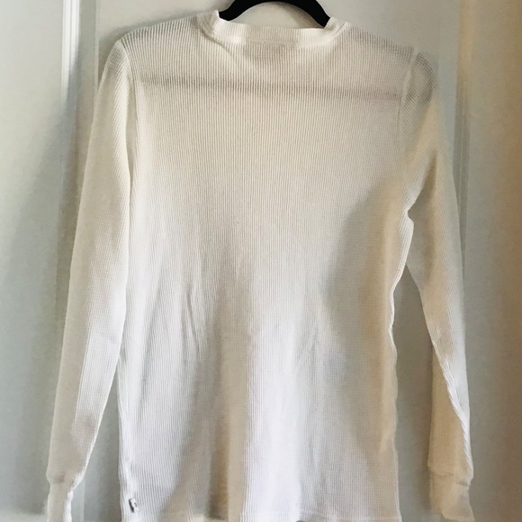 TNA waffle knit long sleeved T-shirt size M - Picture 2 of 5